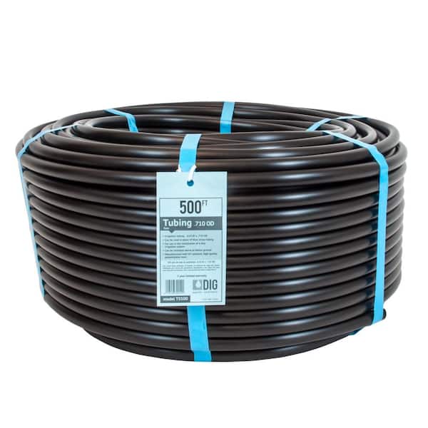 DIG 0.620 in. I.D. X 0.710 in.O.D. x 500 ft. Poly Drip Tubing