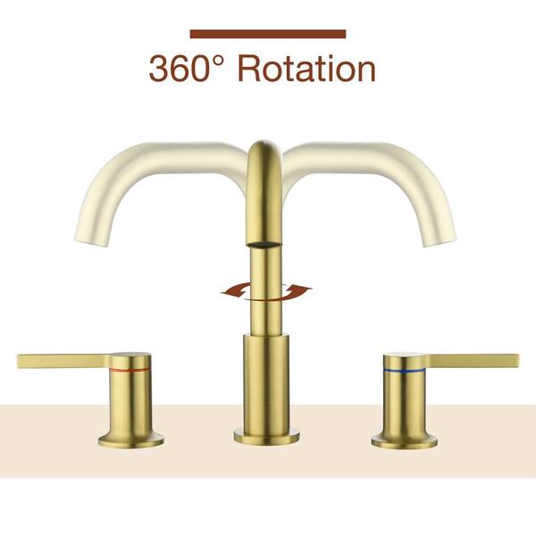 MaisonDePhilip Decorative Gold Pedestal Sink, Toilet, and Faucet Set ROM-SET3