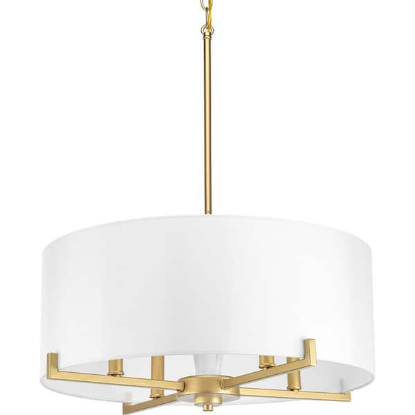 Progress Lighting Palacio Collection 4-Light Vintage Gold Pendant