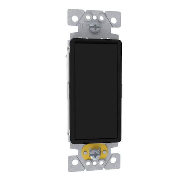 Square D X Series 15-Amp Single-Pole Momentary Rocker Switch Back