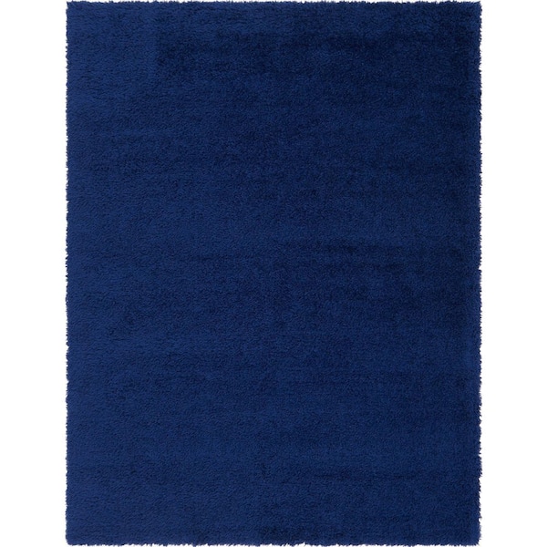 Marilyn Monroe Shag Blue Jeane 9 ft. x 12 ft. Area Rug