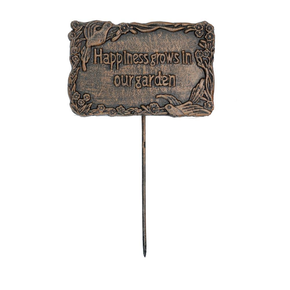 Garden Marker Happiness Grows in Our Garden Sign