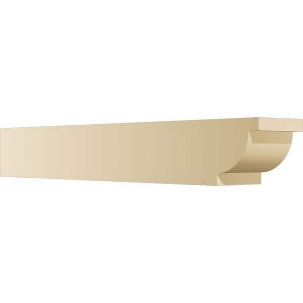 Ekena Millwork Standard Alpine 6 in. W x 6 in. H x 42 in. D Signature Urethane Rafter Tail Outlooker
