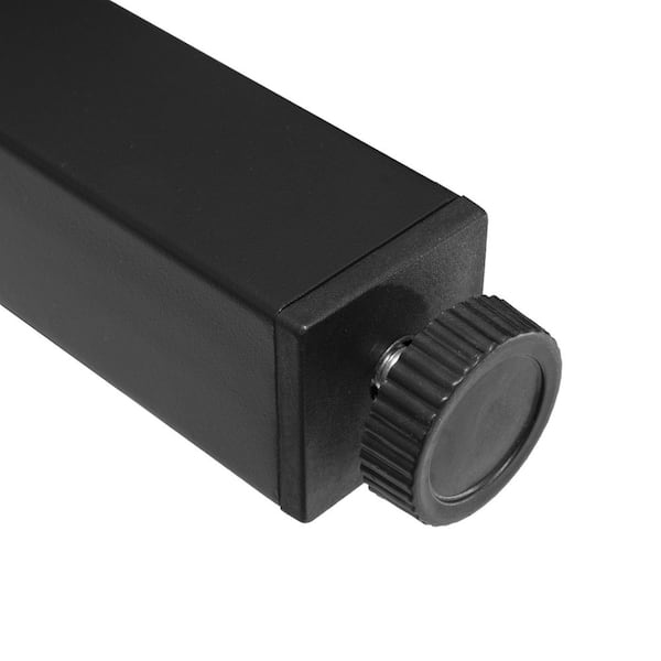 63 in Black Patio Outdoor Bar Table Rectangle Pub Table Dining Table