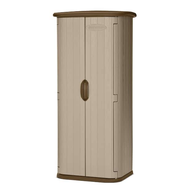 Suncast 2 ft. 2.5 in. x 2 ft. 8 in. Resin Vertical Storage Shed