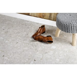 Rizzo Light Gray 24 in. x 24 in. Semi Polished Porcelain Floor and Wall Tile (3 Pieces 11.62 Sq. Ft. / Case)