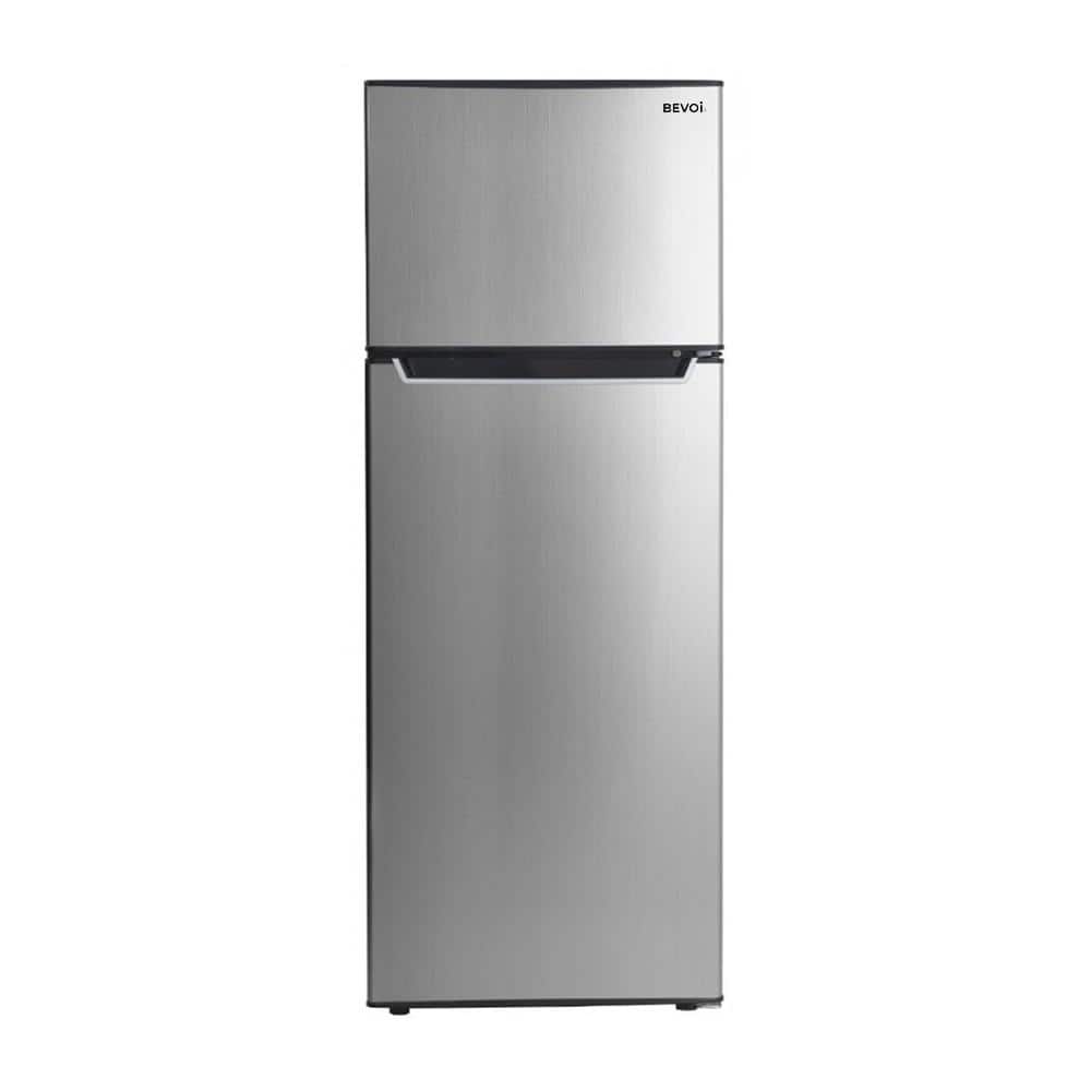 7.1 cu. ft. Freestanding Counter Depth Top Freezer Refrigerator in Stainless Steel