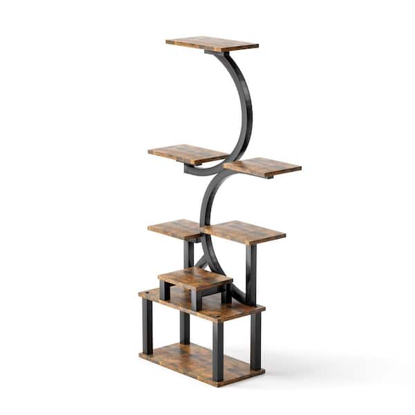 Full Spectrum Grow Lights, 8-Tier Indoor Plant Stand with Grow Lights and Timer, Display Rack for Indoor Plants