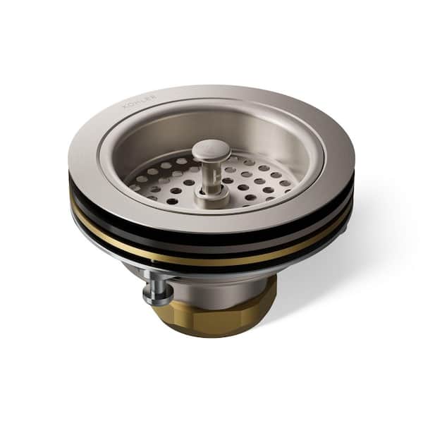 Duostrainer 4-1/2 in. Sink Strainer in Vibrant Stainless