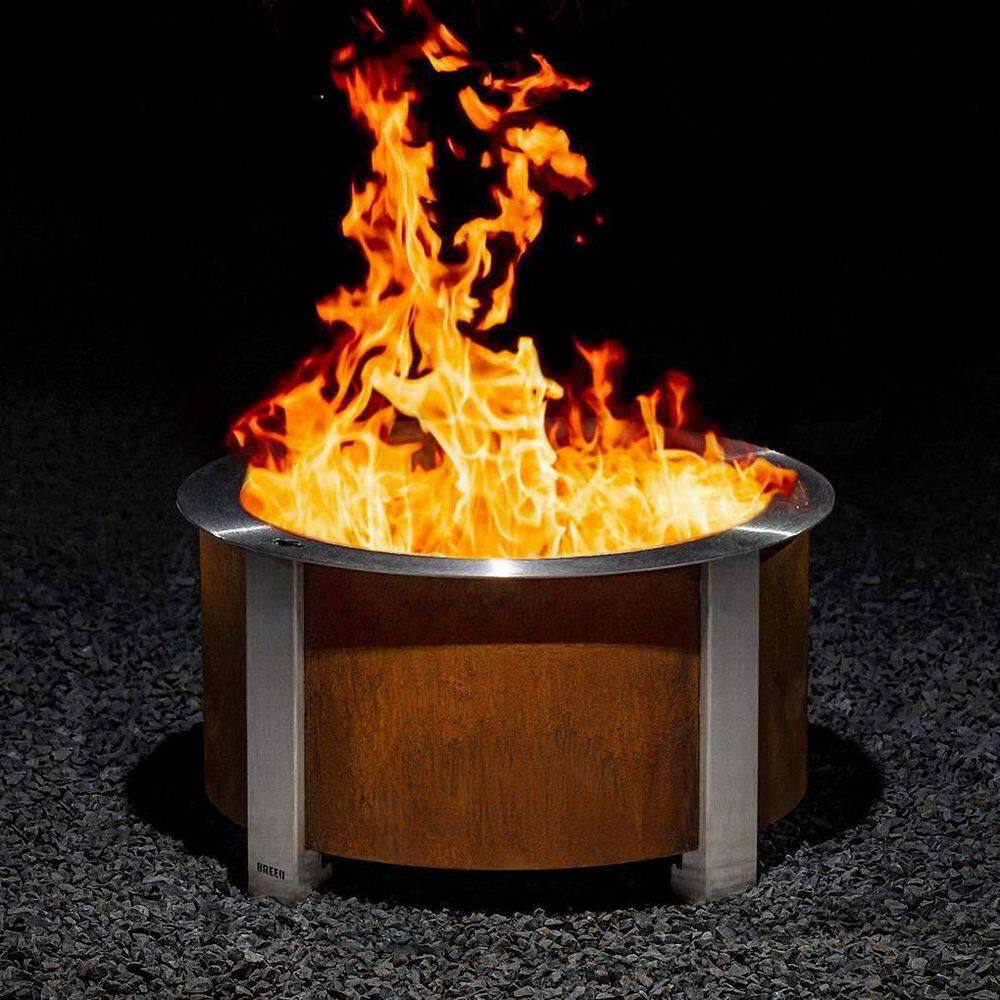 X Series 24 Smokeless Corten Steel Wood Fire Pit