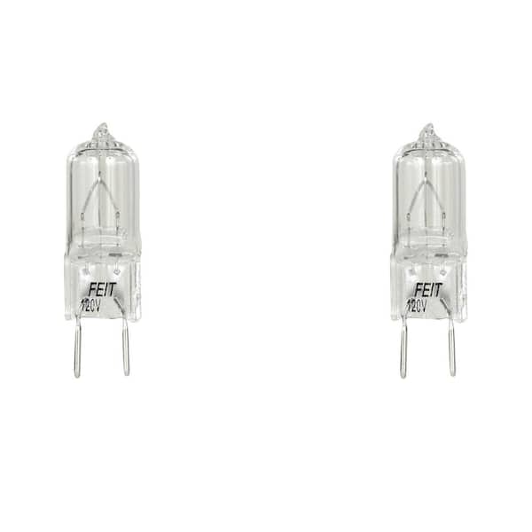 50-Watt Bright White (2700K) T4 G8 Bi-Pin Base Dimmable Halogen Light Bulb (2-Pack)