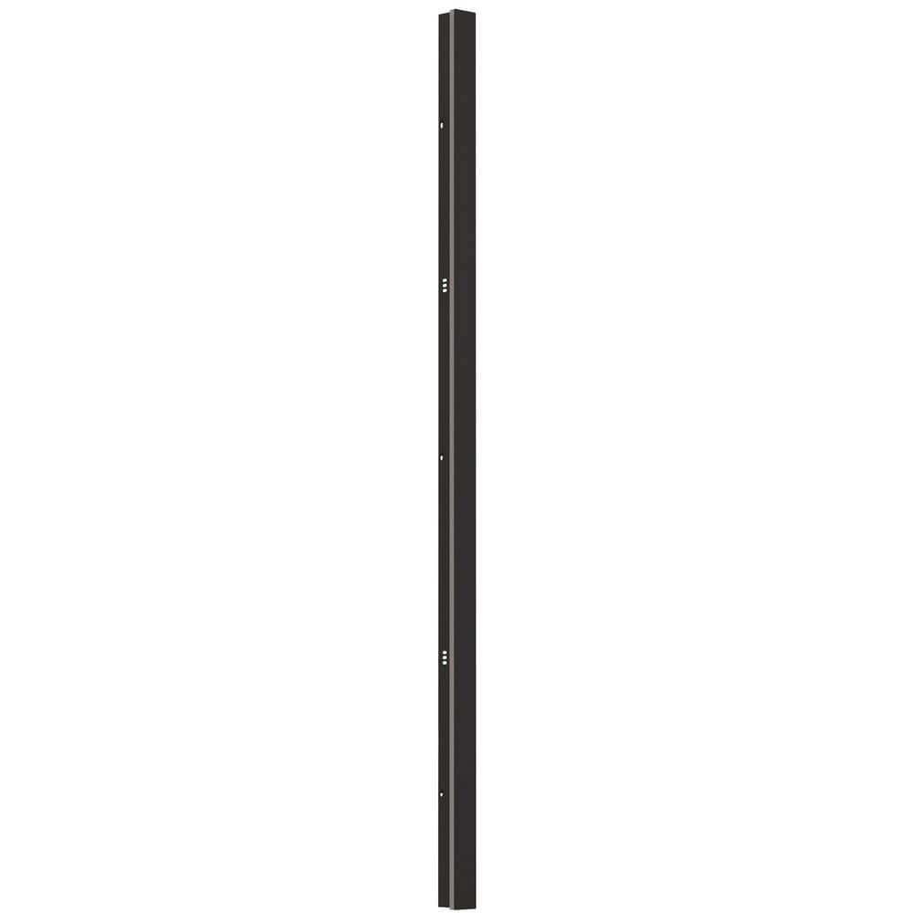 59 in. 45-Watt Black Outdoor Hardwired Linear Waterproof 3000K Warm White Integrated LED Wall Lantern Sconce price history on PriceWatchPro