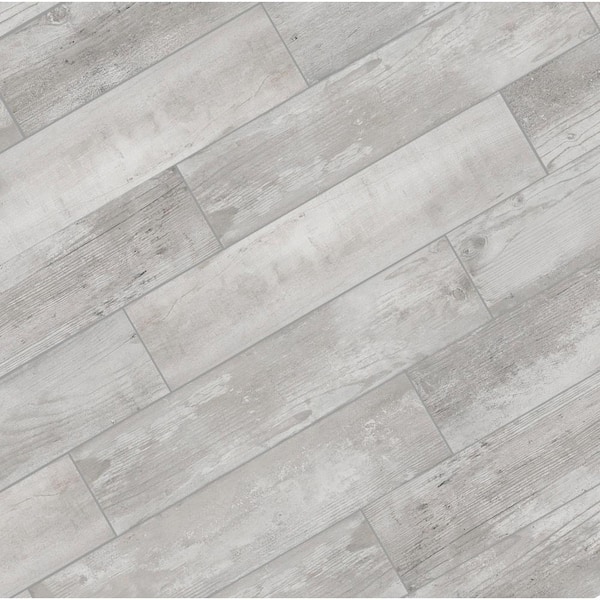 Florida Tile Home Collection Alaskan Powder Light Grey 8 in. x 36 in. Matte  Porcelain Floor and Wall Tile (9 cases / 122.4 sq. ft. / Pack)  CHDEALS108X36T