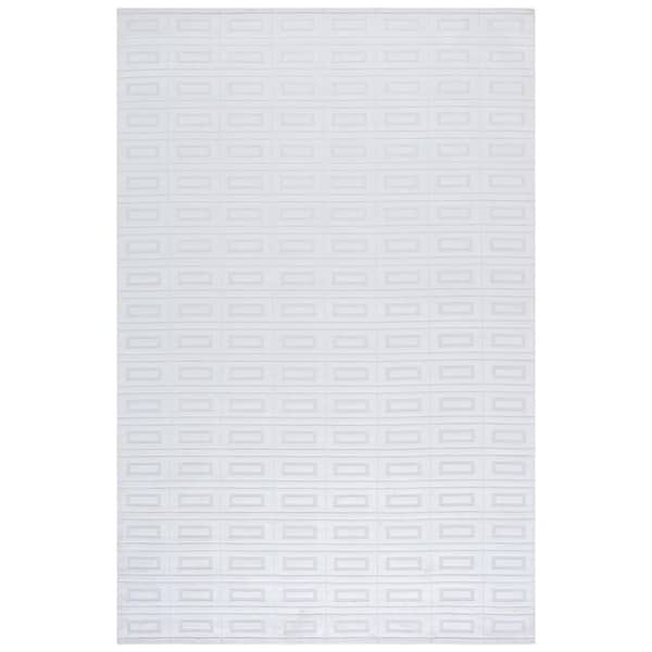 Mirage 6 ft. x 9 ft. Pearl Column Striped Area Rug
