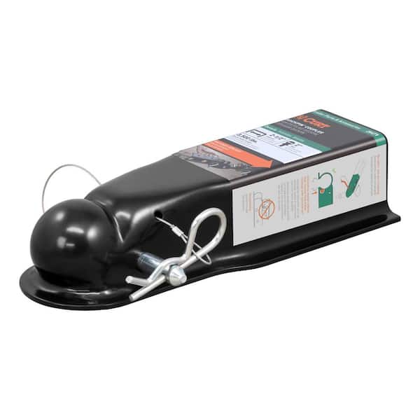CURT QuickPin No-Latch 2 in. Trailer Coupler (2-1/2 in. Channel, 3,500 lbs.)