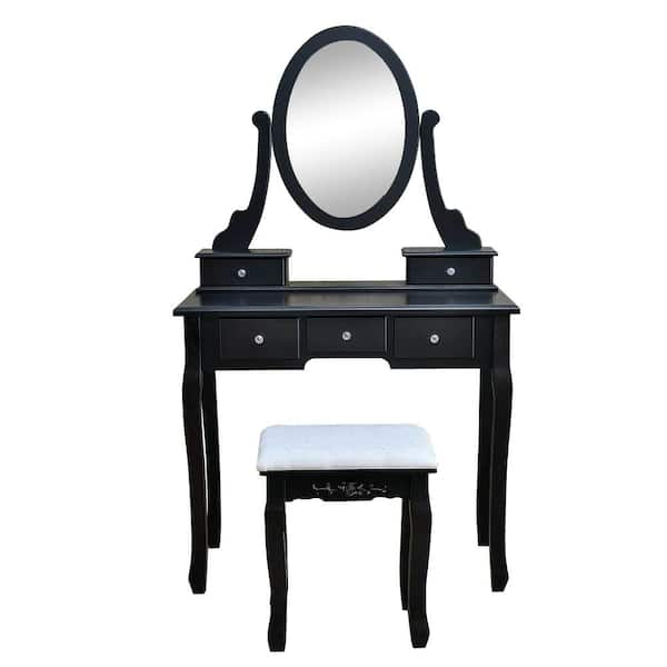 Single dressing deals table mirror