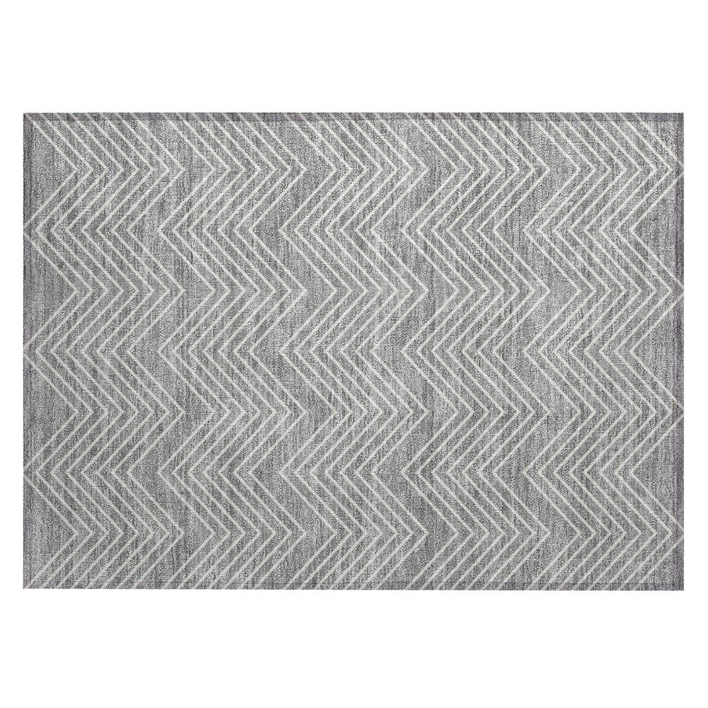 Chantille Machine Washable Indoor/Outdoor Abstract ACN2390 Gray 2 ft. x 3 ft. Accent Rug price history on PriceWatchPro
