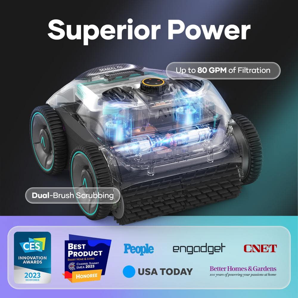 Aiper SG Pro Cordless Robotic Pool Vacuum - Thumbnail 3