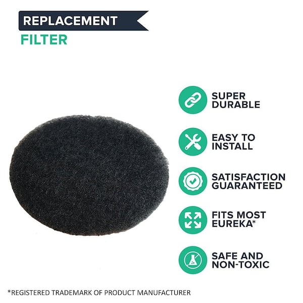 Think Crucial Replacement Motor Filter Fits Eureka And Sanitaire Canister Vacuums Compatible With Part 38333 38333 The Home Depot