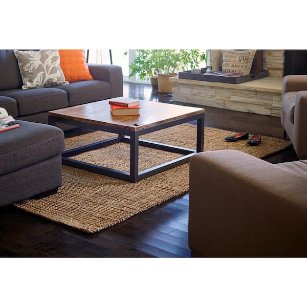 Andes Brown 2 ft. x 3 ft. Jute Area Rug
