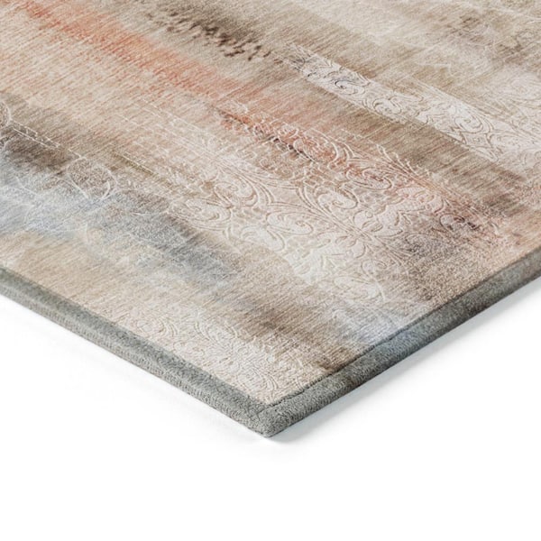 Chantille ACN537 Beige 5 ft. x 7 ft. 6 in. Machine Washable Indoor/Outdoor Geometric Area Rug