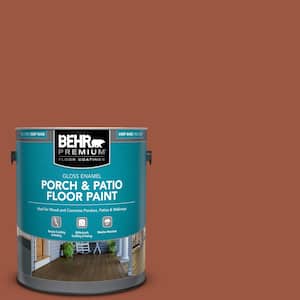 1 gal. #210D-7 Firebrick Gloss Enamel Interior/Exterior Porch and Patio Floor Paint