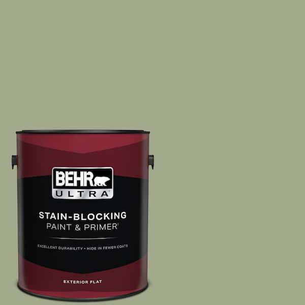 BEHR ULTRA 1 gal. #420F-4 Sagey Flat Exterior Paint & Primer