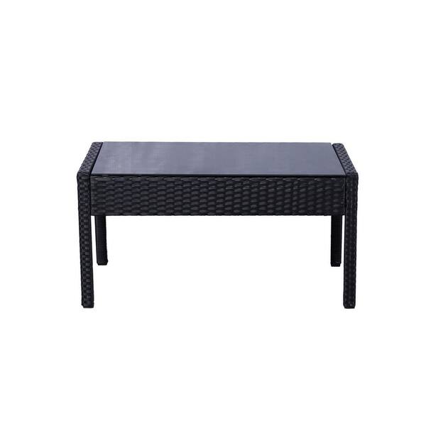 WESTIN OUTDOOR Layla 4-Piece Wicker Modern Patio