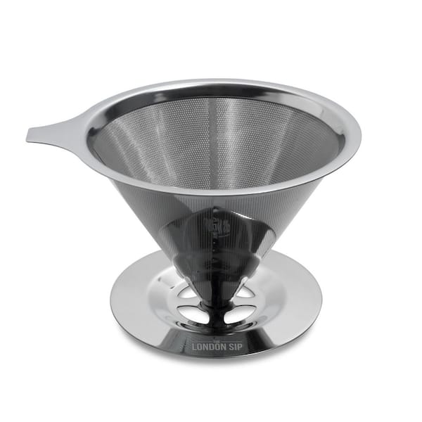 The London Sip London Sip 1-4-Cup Stainless Steel Coffee Dripper