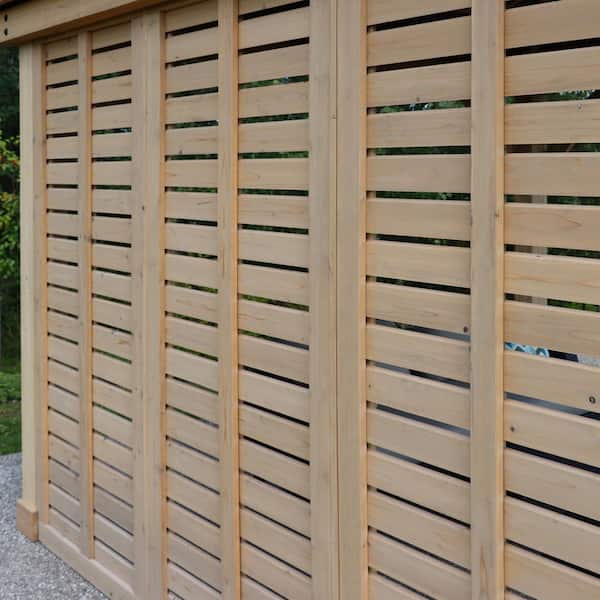 10 ft. Meridian Wood Privacy Wall