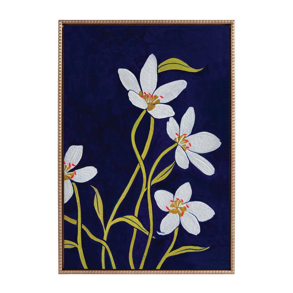 Spring Beauties Gold Framed Canvas Print, 23" x 33"