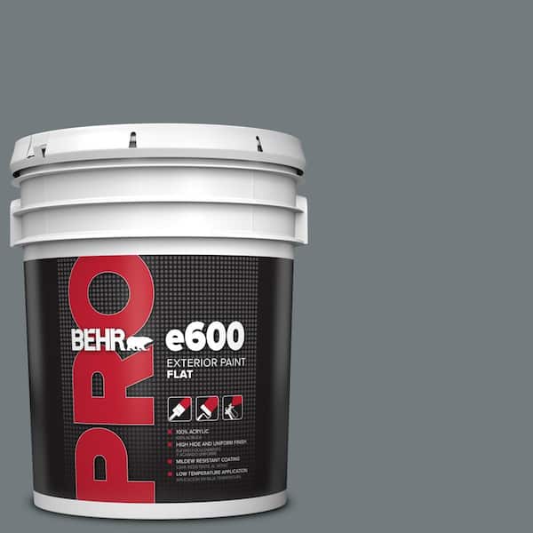 BEHR PRO 5 gal. #PPU25-19 Ocean Swell Flat Exterior Paint