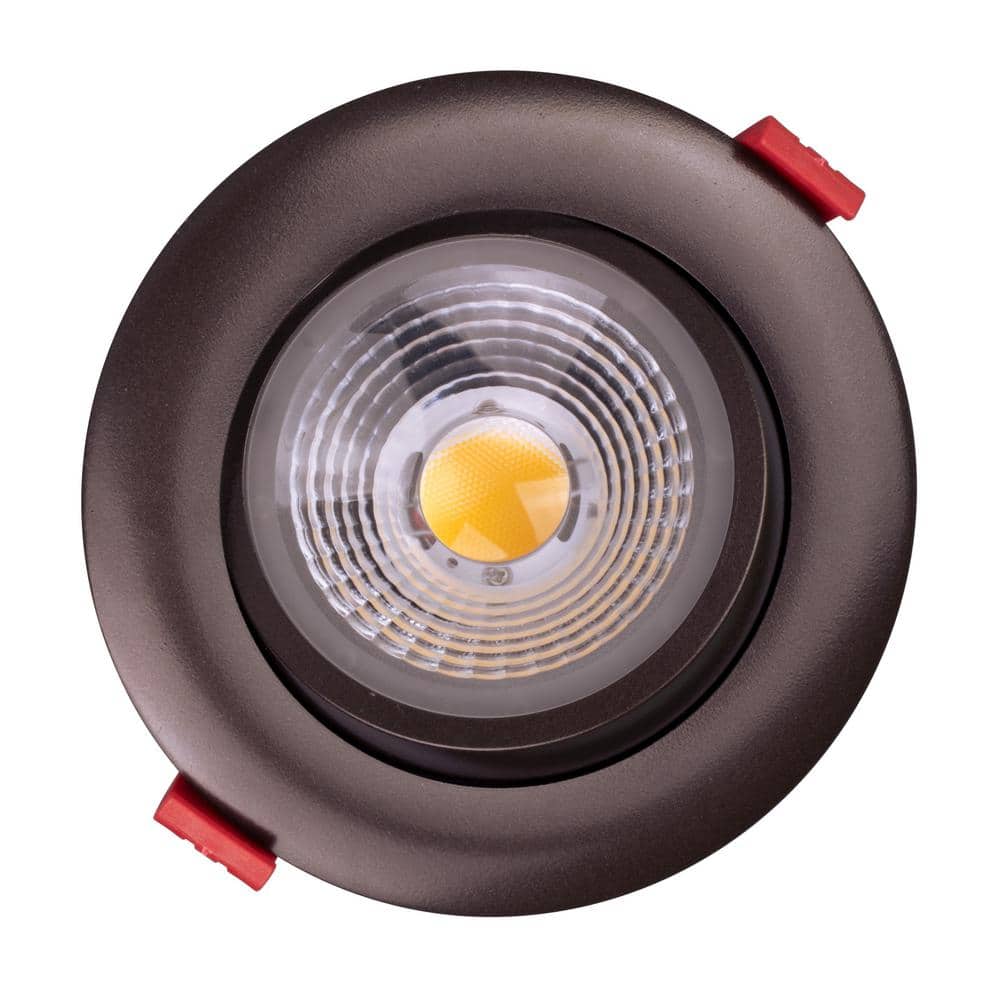 Dimmable Oil-Rubbed Bronze 5.33" LED Indoor/Outdoor Downlight