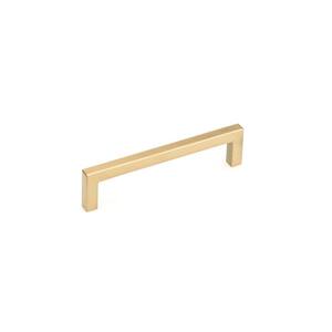 Lambton Collection 5-1/16 in. (128 mm) Center-to-Center Aurum Brushed Gold Contemporary Drawer Pull