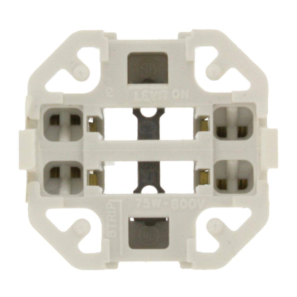 UPC 078477006139 product image for Leviton 75W GX24q-3 Lamp Base 32W/42W 4-Pin Snap-In Compact Fluorescent Lamphold | upcitemdb.com