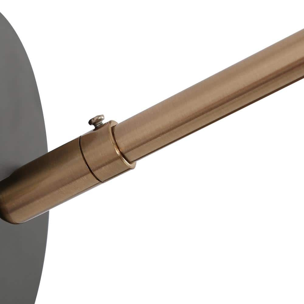 Kenon Matte Black Direct Wired LED Vanity Light, Energy Star