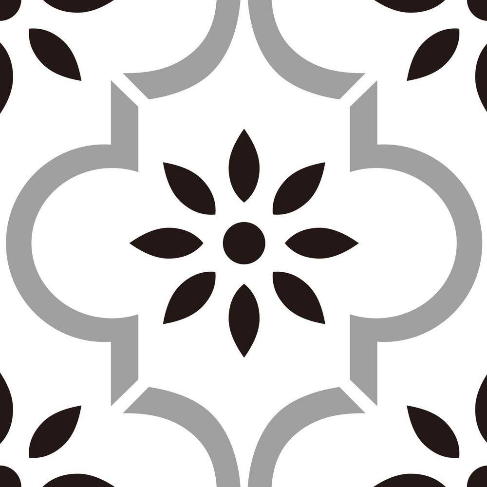 Gray and White 6 in. x 6 in. Vinyl Peel and Stick Backsplash Tile Decals 12-Pack for Kitchen and Bathroom price history on PriceWatchPro