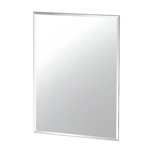 Gatco Flush Mount 32 in. x 23 in. Single Frameless Rectangle Mirror
