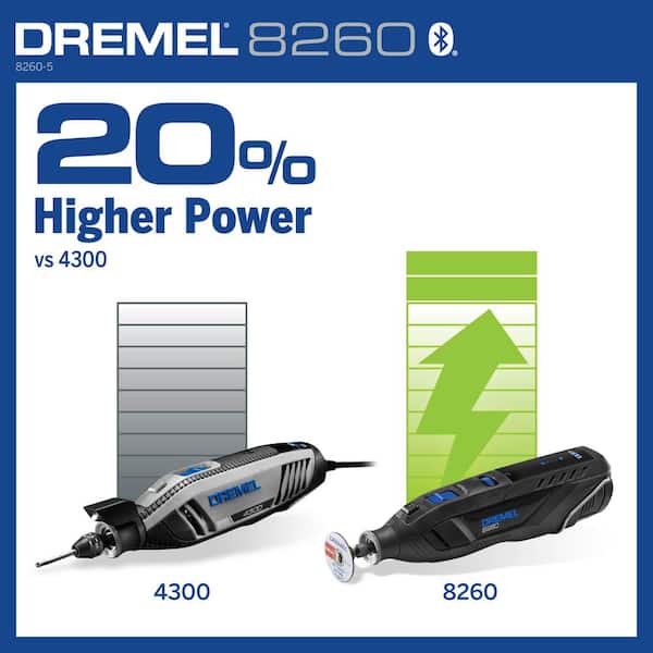 Dremel®8260 Cordless Brushless Rotary Tool+ Sanding/Grinding Accessory
