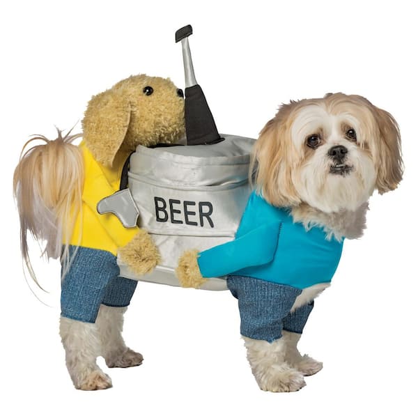 Beer Keg Dog Costume - Medium