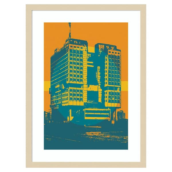 Amanti Art Architecture IV by Gary William 1 Piece Framed Giclee Architecture Art Print 25 in. x 19 in.