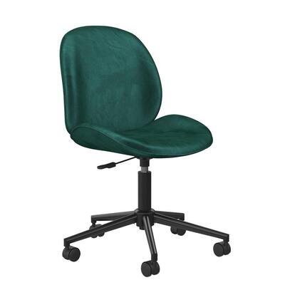 Astor Emerald Green Velvet Office Task Chair