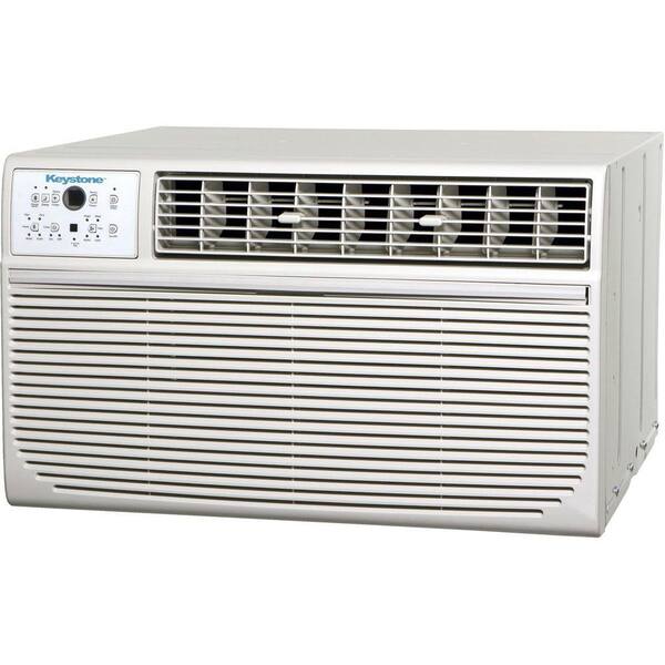 Keystone 12,000 BTU 230-Volt Through-the-Wall Air Conditioner with Follow Me LCD Remote Control-DISCONTINUED