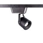 HT-808 1-Light Black LED Low Voltage Track Head with 8-Watt Bulb 50-Watt Max for H Track