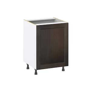 Lincoln Chestnut Solid Wood Assembled Full High Door Base Kitchen Cabinet (24 in.W x 34.5 in. H x 24 in. D)