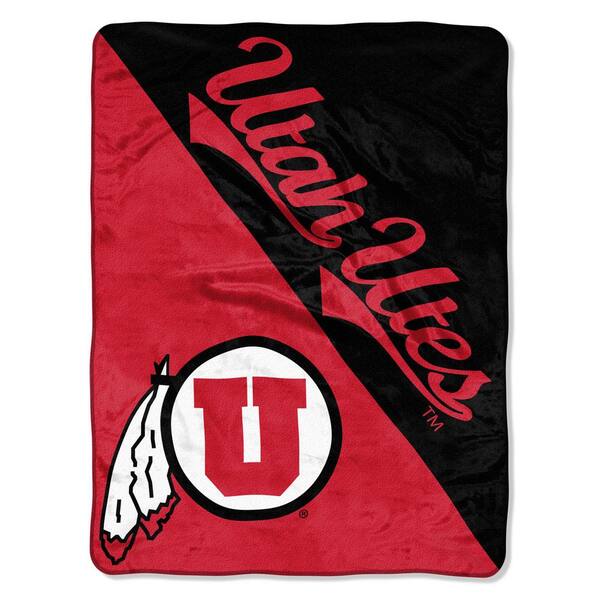 THE NORTHWEST GROUP Halftone University of Utah Polyester Twin Knitted Blanket
