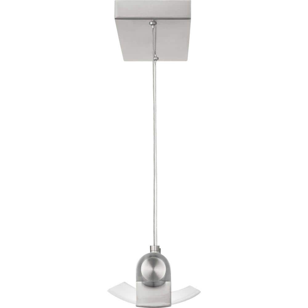 Brushed Nickel 45" LED Indoor/Outdoor Linear Pendant Light