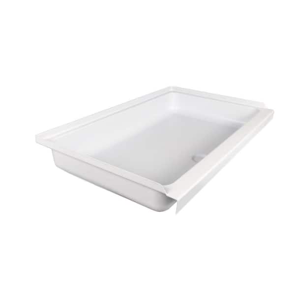 ICON Shower Pan Assembly SP2438-PW, Center Drain