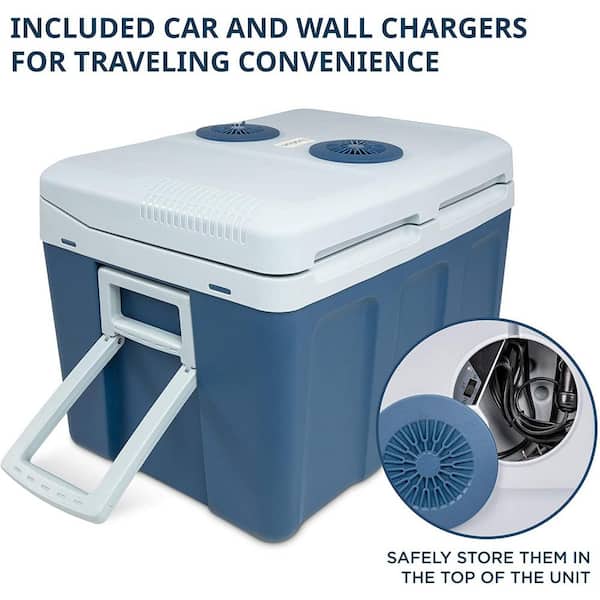 cigarette lighter cooler box Ivation Electric Cooler (45 L), Thermoelectric Cooler, 12V Cooler and Car  Fridge IVAPC45