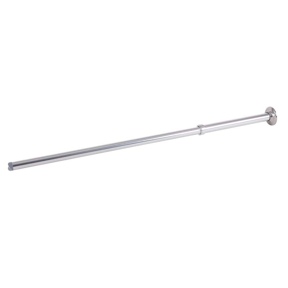 Adjustable Chrome Rustproof Ceiling Support Bar for Shower Curtain Rod